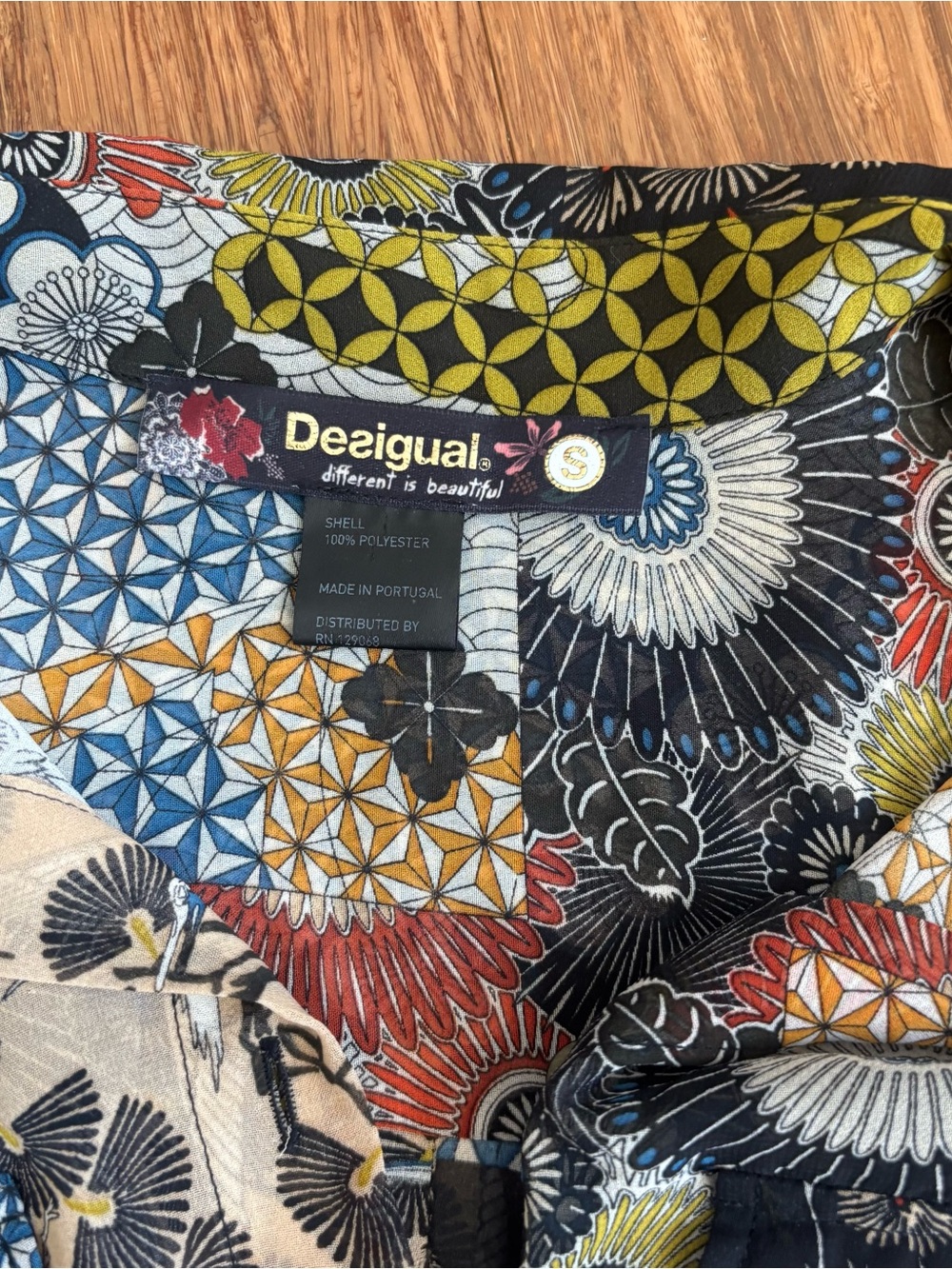 Desigual Floral Button-Up Blouse - Picture 5 of 8
